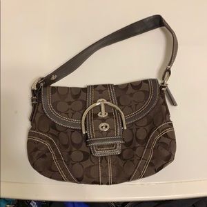 Authentic brown coach bag